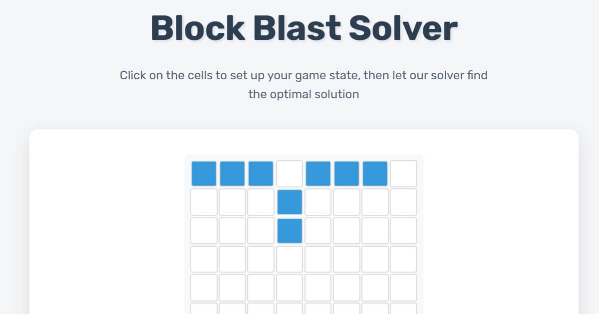Block Blast Solver: Ultimate Guide for Block Blast Game Block Blast Solver: Ultimate Guide for Block Blast Game